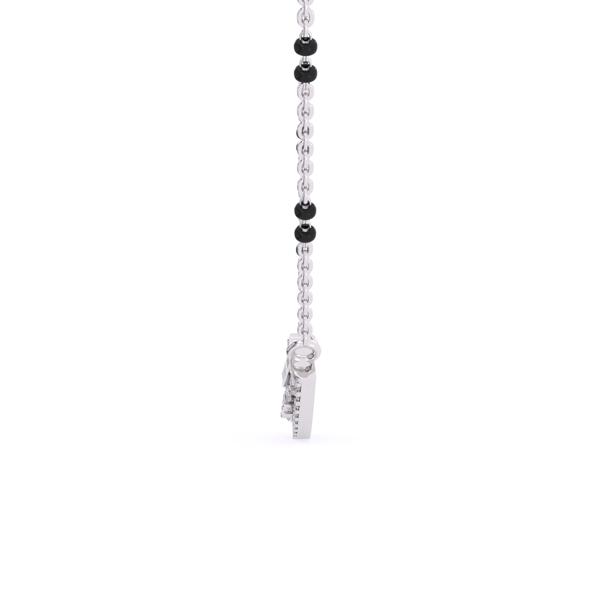 Lavish Pear Shaped Diamond Mangalsutra